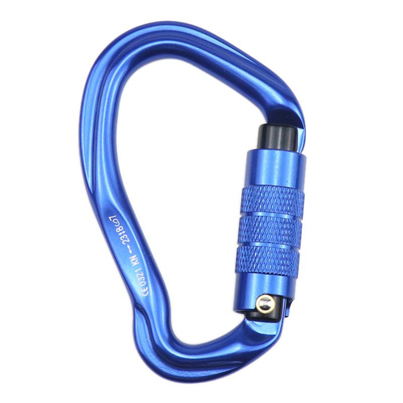 Móc Khóa Carabiner Hình Chữ D Dùng Cắm Trại Ngoài Trời