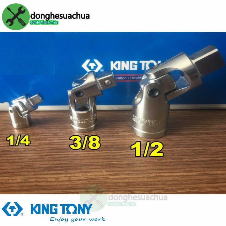 Bộ ba đầu lắc léo Kingtony 1/2 &amp; 3/8 &amp; 1/4 5.0