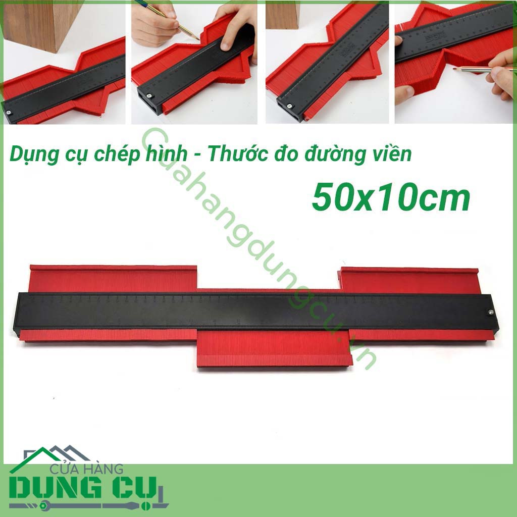 Thước sao chép hình dạng đa năng 25cm-50cm