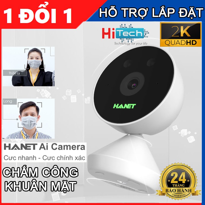 [NHẬN DIỆN CHÍNH XÁC 100%] Camera Trí Tuệ Nhân Tạo HANET A.i Camera Quan Sát Báo Động An Ninh Bằng Nhận Diện Khuôn Mặt