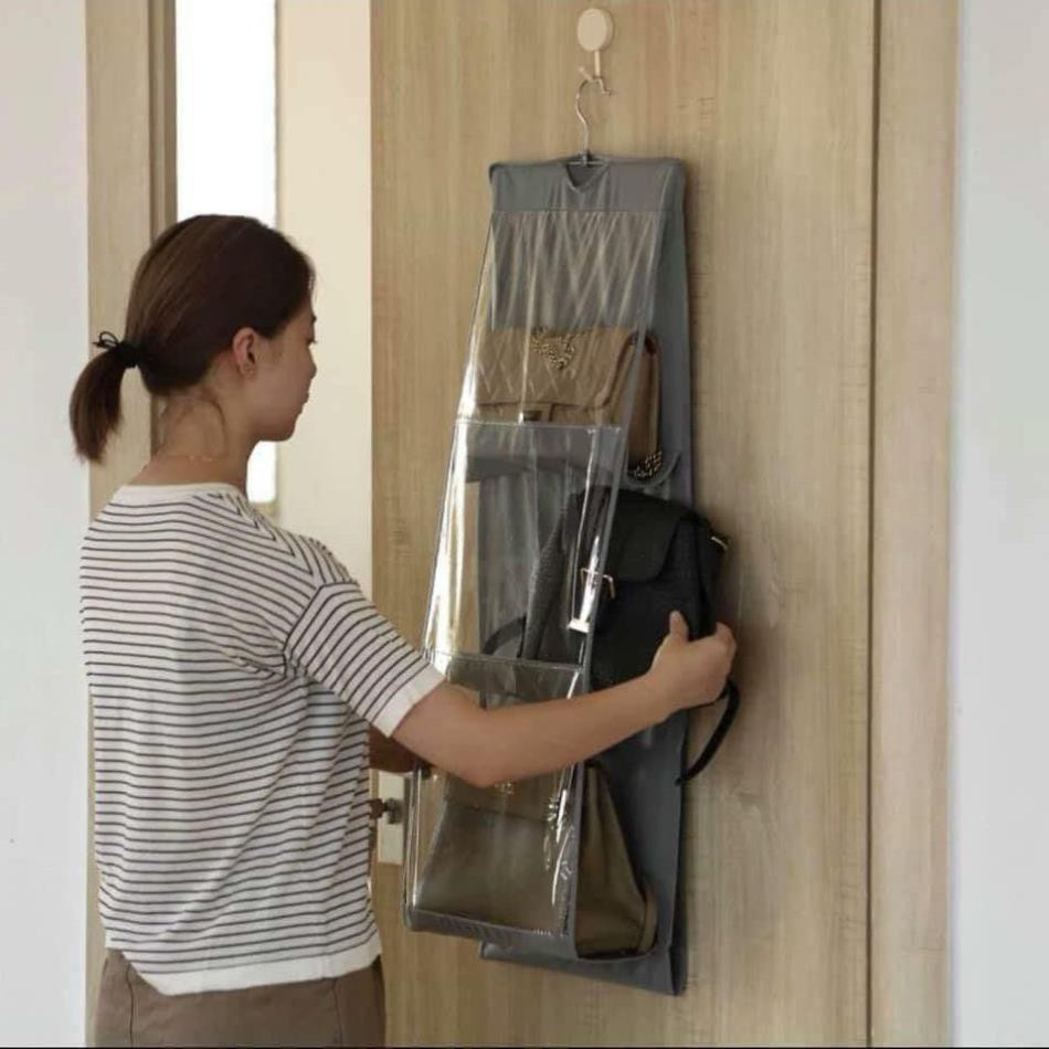 TÚI TREO GIỎ XÁCH 6 NGĂN chống bụi - HV Store 422