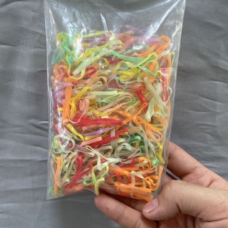 Thun cột tóc  bé gái gói 50 gram