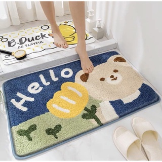 Thảm chùi chân sợi len kích thước 40x60cm