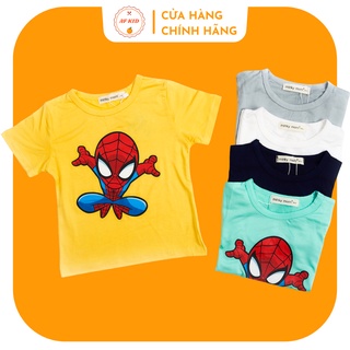 Áo thun cho bé 💖 Áo phông in hình Người Nhện Minky mom in hình siêu dễ thương cho bé trai bé gái  💖 Quần áo trẻ em
