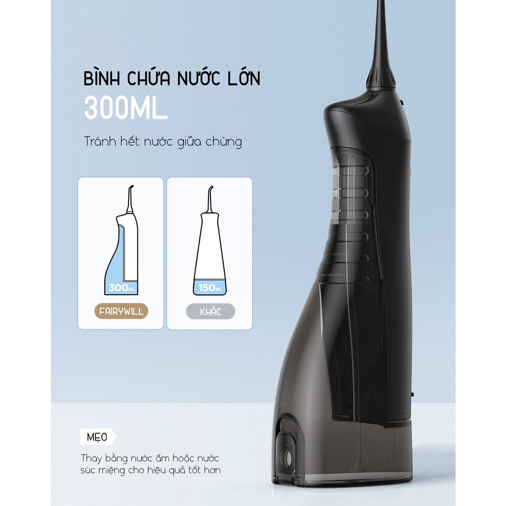 Máy Tăm Nước FAIRYWILL FW5020E Thiết Kế Nhỏ Gọn { HÀNG CHÍNH HÃNG