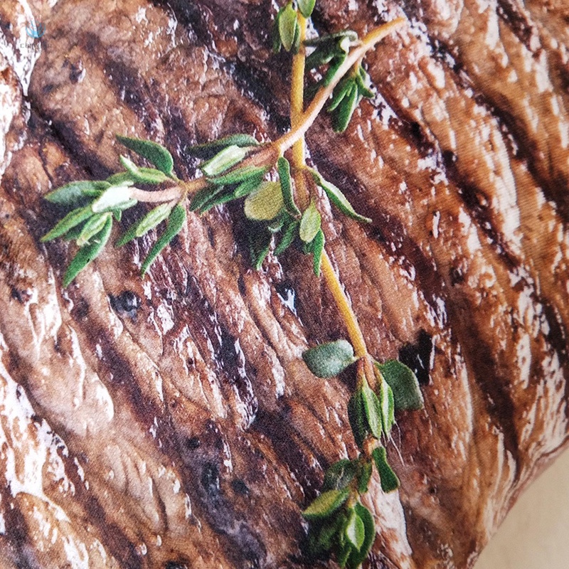 Gối Ôm Mềm Mại Hình Búp Bê Thức Ăn Có Thể Tháo Rời Và Giặt Sạch Cho Phòng Khách / Phòng Ngủ