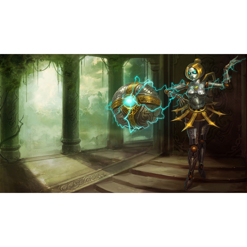 Poster A3, A4, A5 dán tường League of Legends, decal trang trí có keo ORIANNA - Mẫu 1, nhận in theo yêu cầu