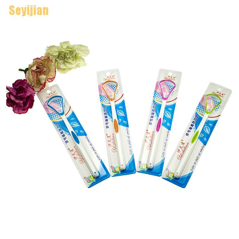 Bàn Chải Nhựa Vệ Sinh Lưỡi Chăm Sóc Răng Miệng