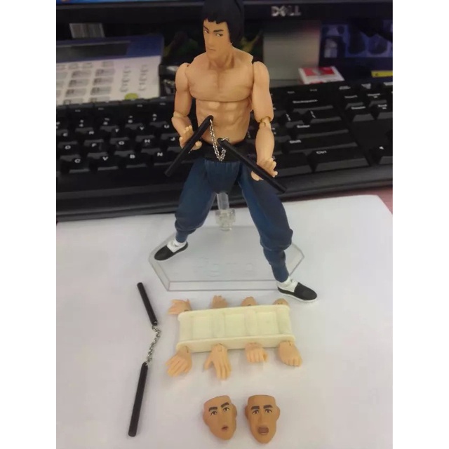 Mô Hình Nhân Vật Bruce Lee figma 266# Mô Hình Lý Tiểu Long Có Thể Chuyển Động P1MO