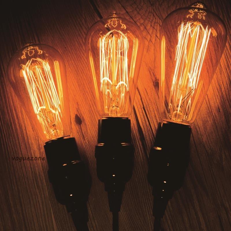 New Industrial Decor Vintage Filament Edison Style E27 Restaurant Cage Light