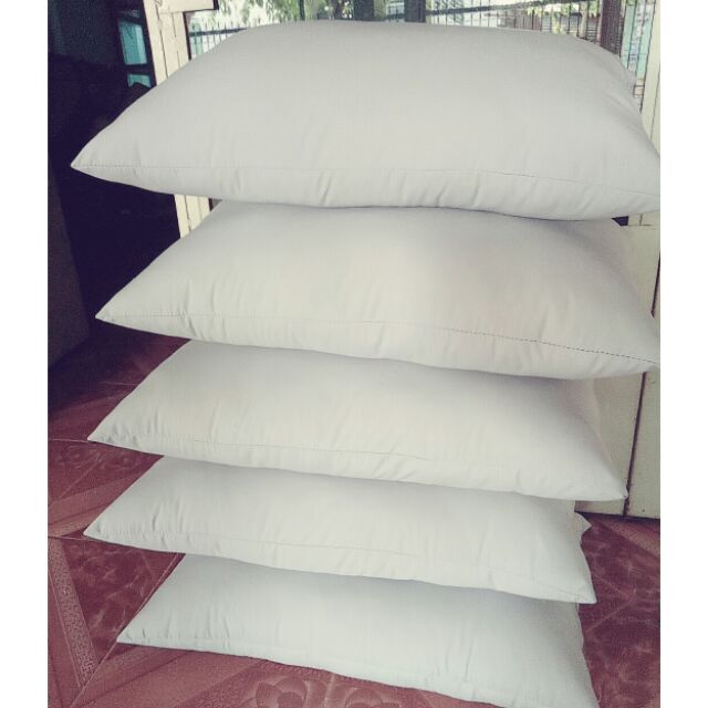 Combo 3 gối nằm 40x60 bông gòn tự nhiên vải kate trắng xịn