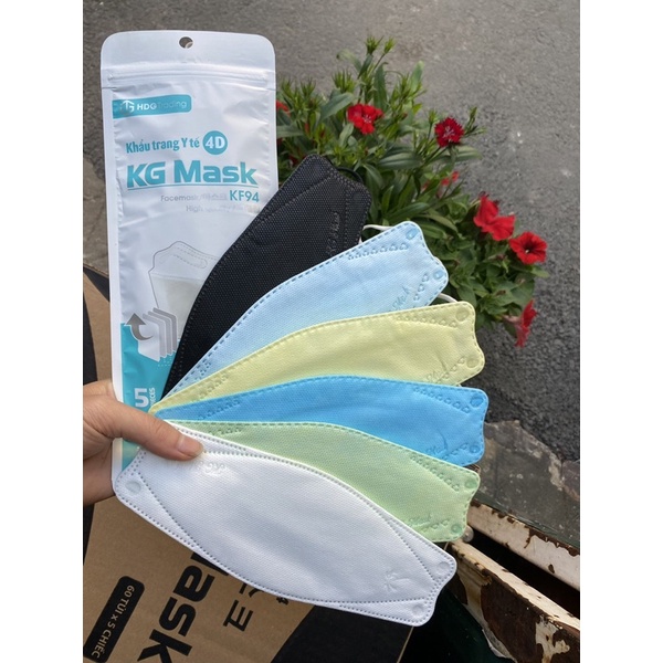 Sỉ 1 Thùng Khẩu Trang 4D KG Mask KF94 Kháng Khuẩn Hàn Quốc