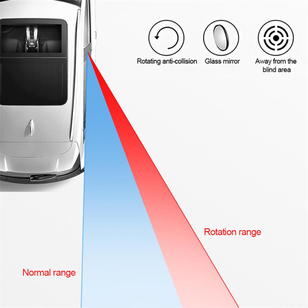Gương Chiếu Hậu Góc Rộng Nhìn Điểm Mù Cho Ghế Hai Hàng H6J7