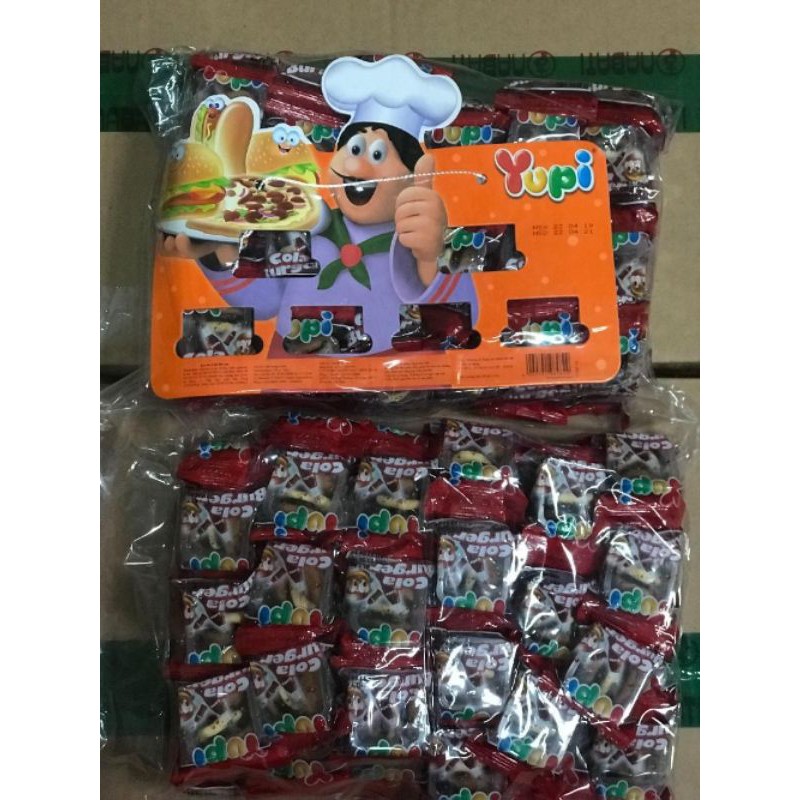 kẹo dẻo yupi coca dây 60 viên