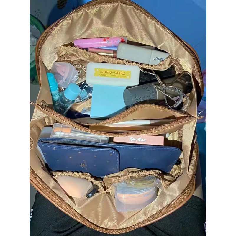 [Giao Hàng Nhanh] Túi Đựng Mỹ Phẩm Sức Chứa Lớn Đơn Giản Di Động Đi Du Lịch Cao Cấp Có Thể Giặt Rửa Cho Nữ