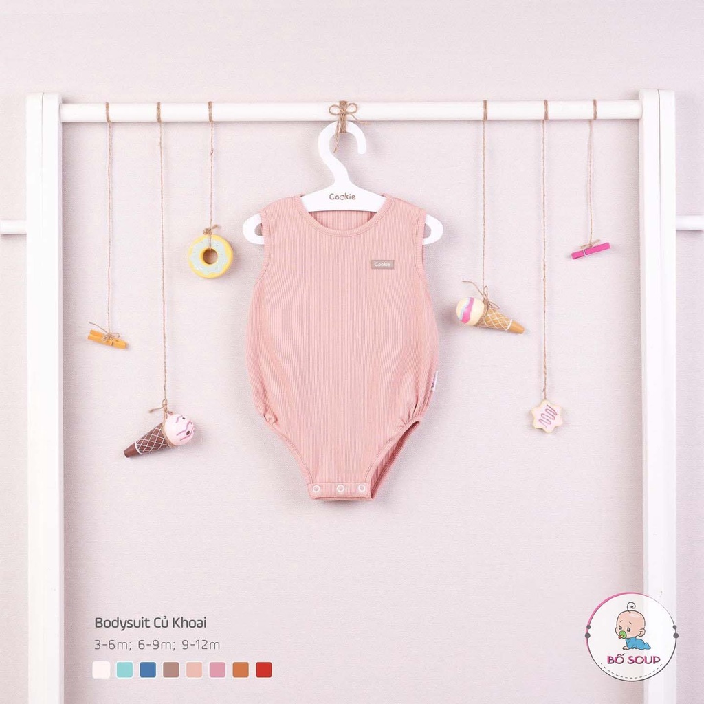 Bodysuit Củ khoai Cookie Cho Bé
