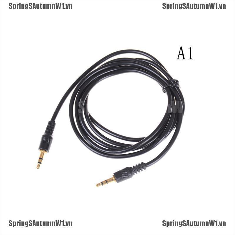 [Spring] 1.5/3/5M 3.5mm Male to 3.5mm Jack Male AUX Audio Stereo Headphone Cable [VN]