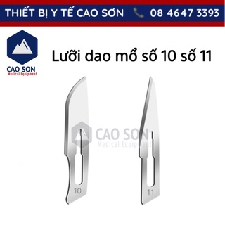 Lưỡi dao mổ số 10, số 11 hộp 100 cái