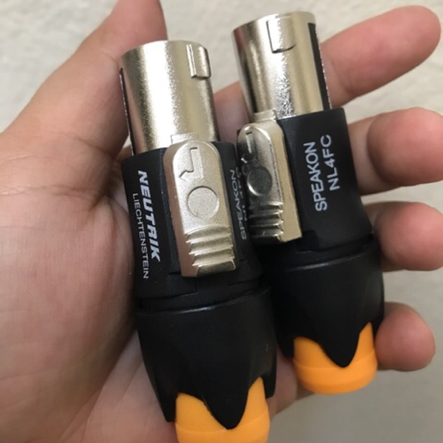 Neutrik cắm loa 4pin cao cấp báo giá 1 cái