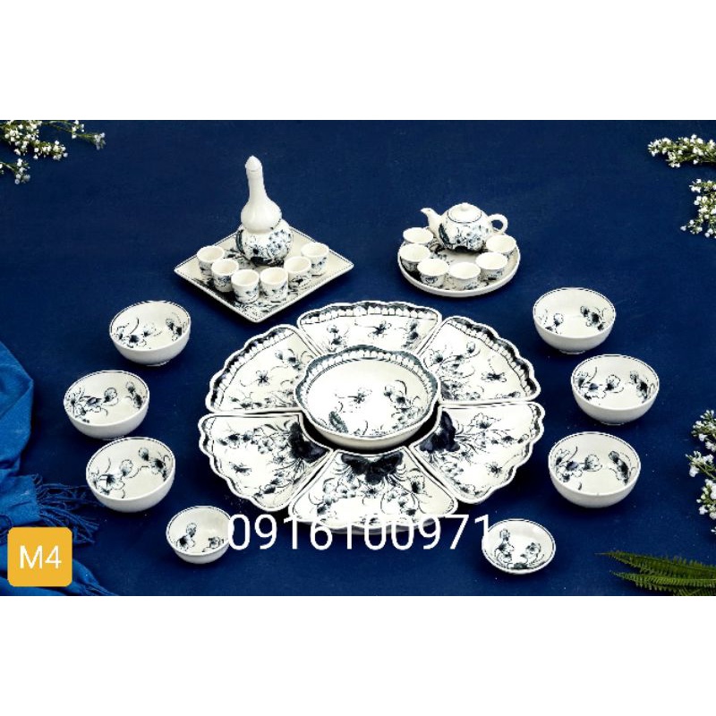 Combo bộ bát đĩa hoa mặt trời