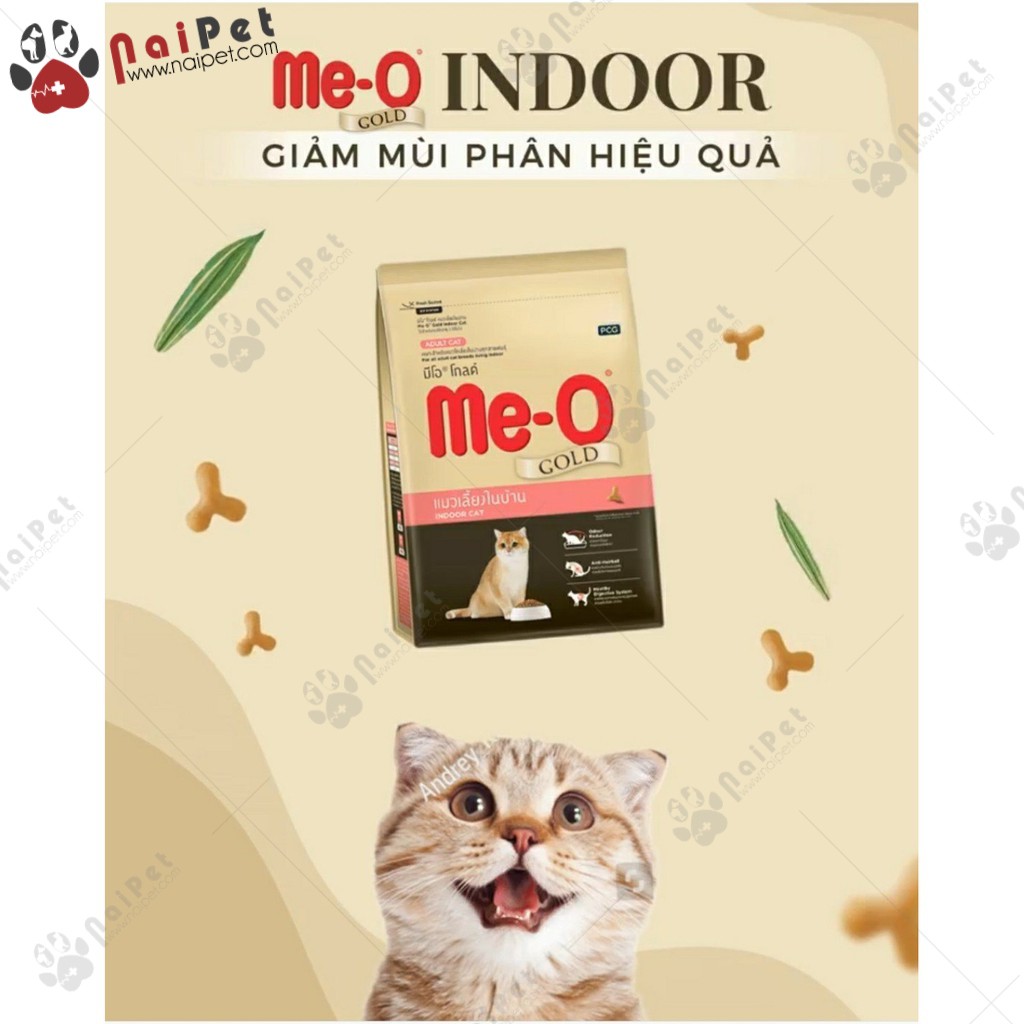 Thức Ăn Hạt Cho Mèo Me-o Gold 1.2kg