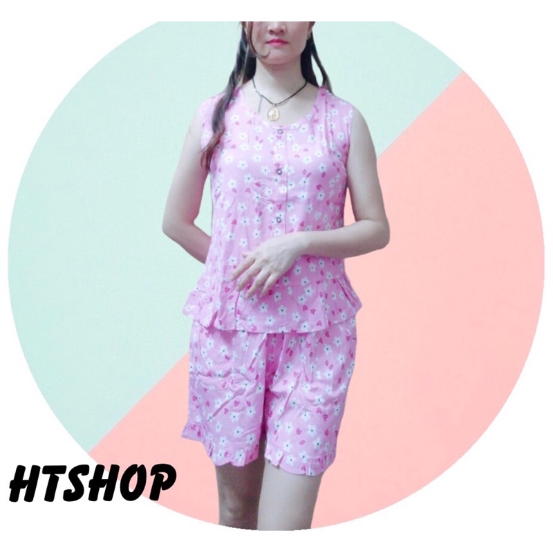 🥇Bộ lanh nữ vải lanh VT quần sóc bèo áo babydoll trẻ trung(ảnh tự chụp)