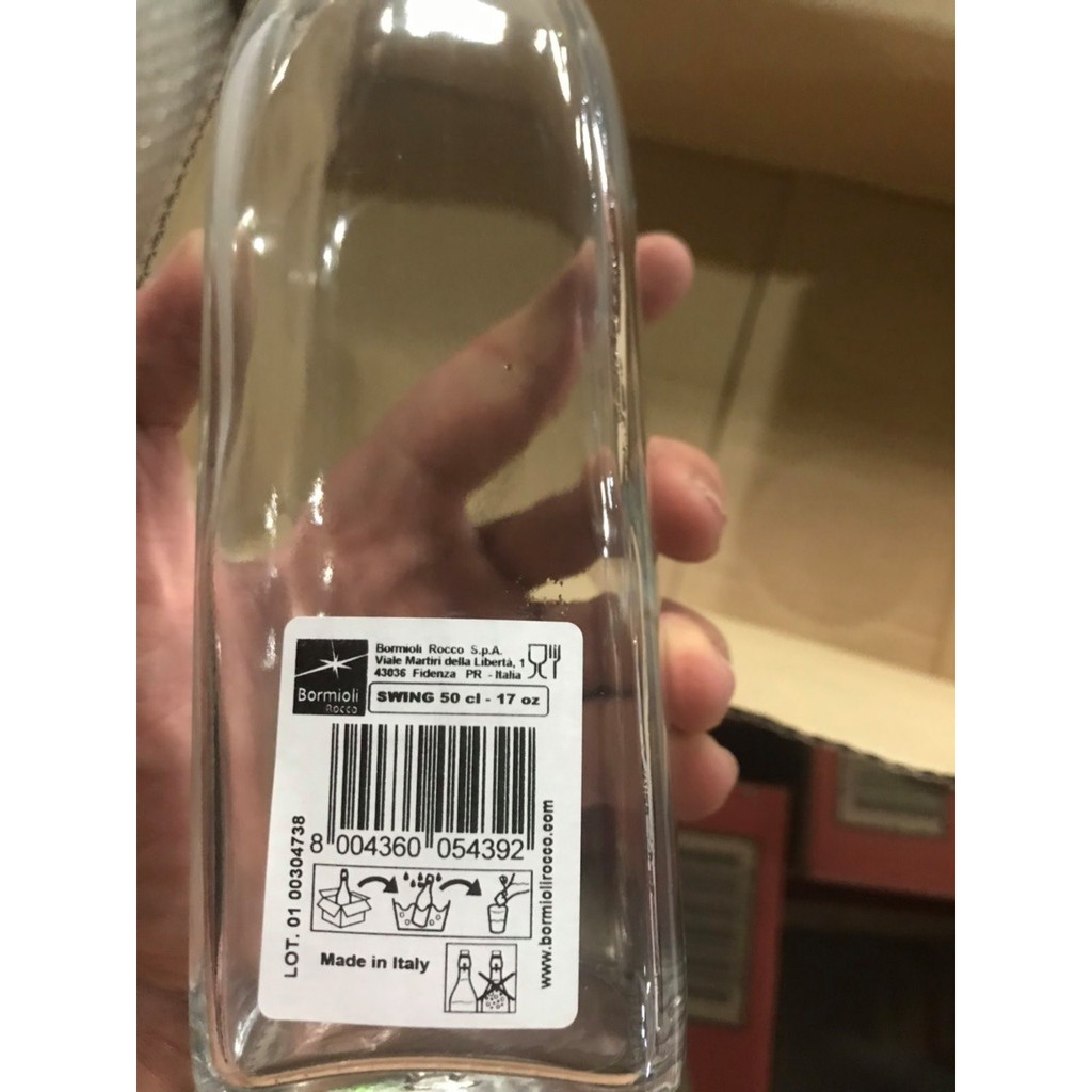 [THỦY TINH ITALY ] [Nhiều Cỡ] Chai Thủy Tinh Nắp Cài Kín Hơi 100% mẫu đáy vuông Swing Bormioli Rocco - Made in Italy | BigBuy360 - bigbuy360.vn