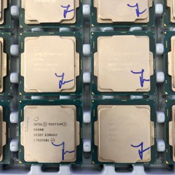 CPU sk 1151, G3930, G4400, G4560, G4600 chíp máy tính chạy main H110, B150, B250 95