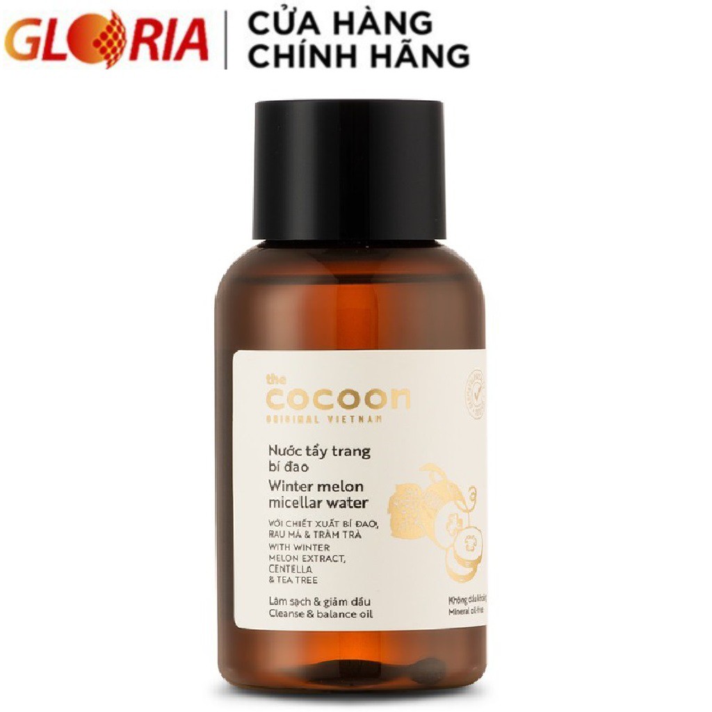 [Mã COSGLORIAT4 -8% đơn 250K] Nước Tẩy Trang Bí Đao Cocoon Tẩy Sạch Makeup Và Giảm Dầu 140ml