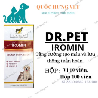 Iromin tạo máu 1 vỉ 10 viên