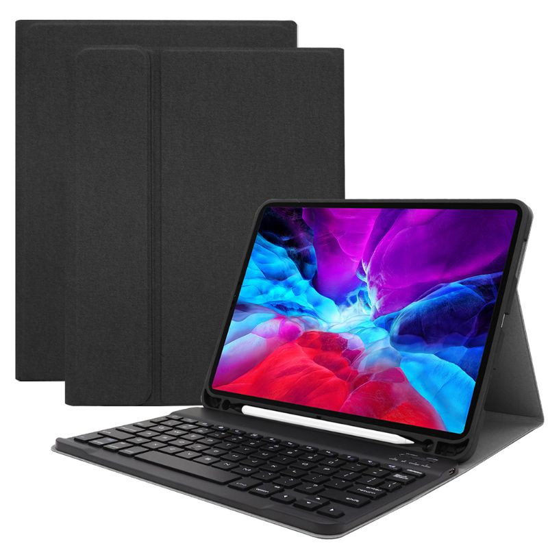 Mới Bao Da Máy Tính Bảng Tích Hợp Bàn Phím Bluetooth Không Dây Cho Ipad Pro11 2020 / 2018