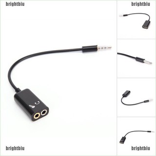 Adapter chuyển đổi dây cáp chia quang hình chữ Y giắc micro 3.5mm sang giắc tai nghe