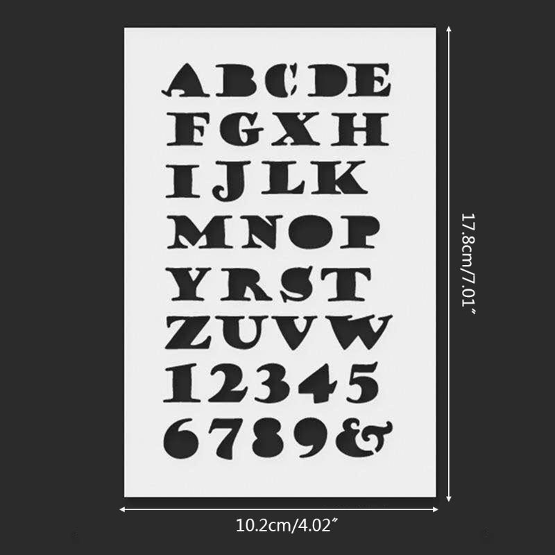 Bộ 24 Khuôn Cắt Hình Chữ Cái Alphabet Dùng Trang Trí Scrapbook