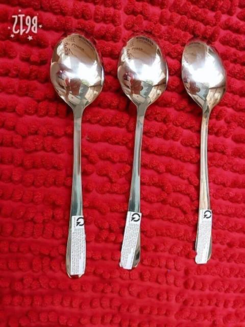 10 cái Muỗng cơm inox dày đẹp hàng quà tặng magic