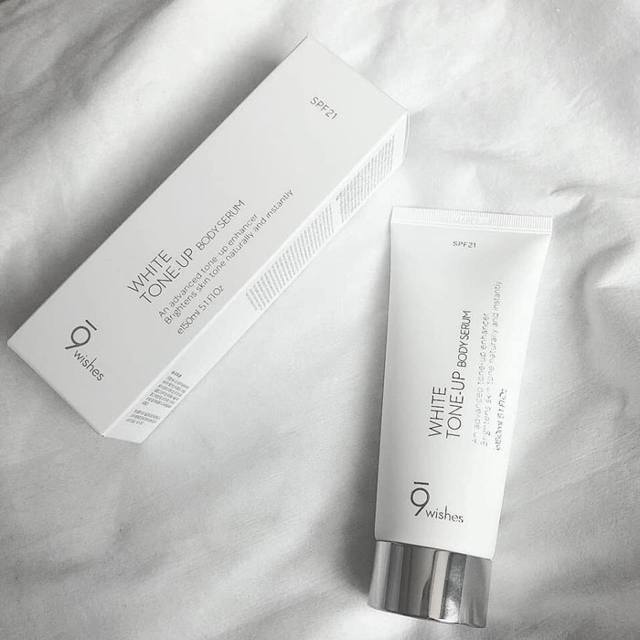 Kem dưỡng trắng body 9wishes White Tone up Body Serum