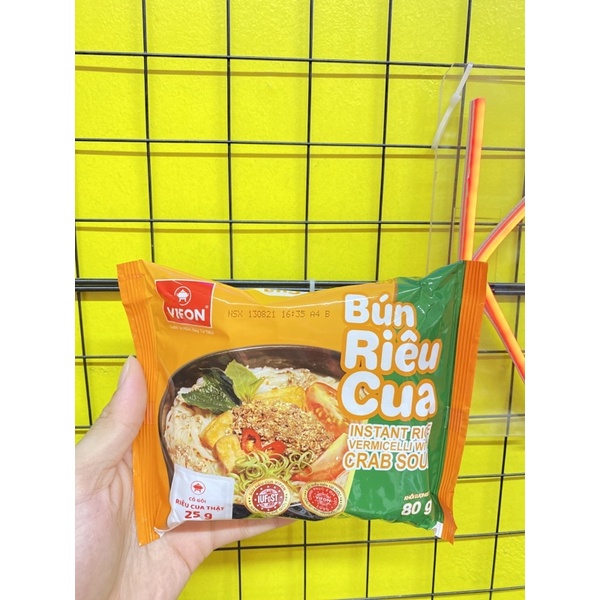 Bún riêu cua Vifon gói 80g có gói riêu cua thật