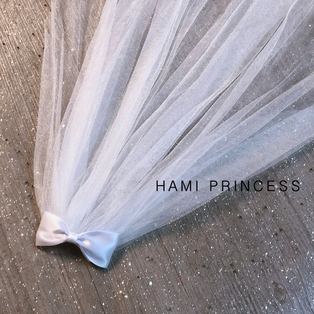 Voan Cô Dâu Cài Tóc Đính Nơ Cực Xinh HAMI PRINCESS ❤️