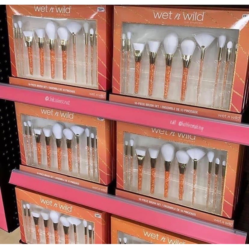 [Sẵn]Bộ cọ Wet n Wild 10 Piece Brush Set