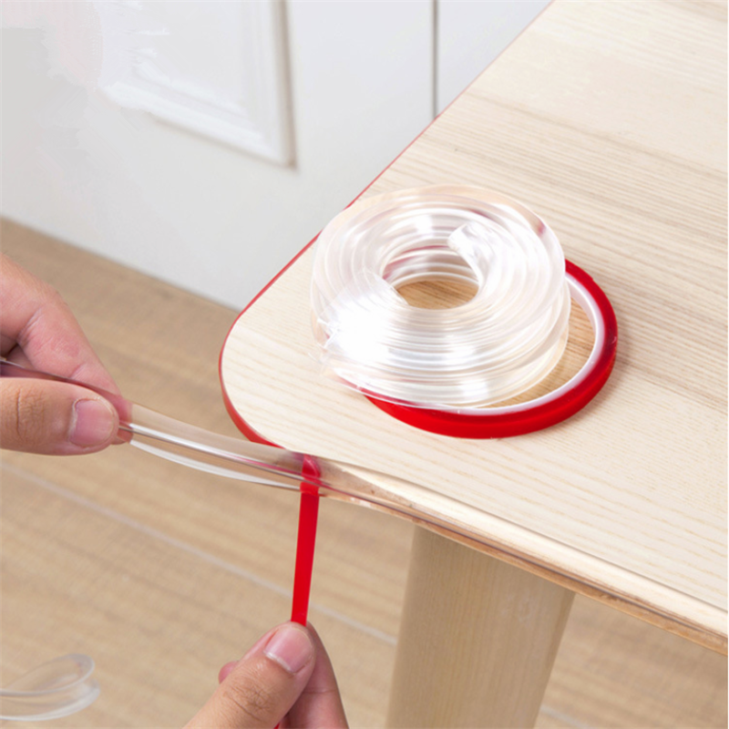 Dải Dây Silicon Mềm Bọc Cạnh Bàn / Ngăn Kéo Bảo Vệ An Toàn Chống Va Đập Cho Bé
