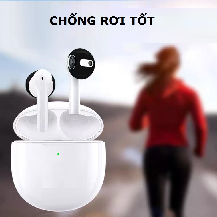 2 nút đệm đeo tai nghe bluetooth inpods i12 bằng silicon chống rơi chống bẩn nhiều màu