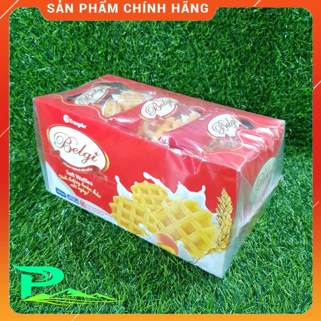 Bánh trứng sữa mềm Belgi Tràng An hộp 322g