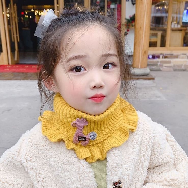 Khăn len ống cổ lọ choàng cổ giữ ấm cho bé 2 - 8 tuổi - Lado Shop