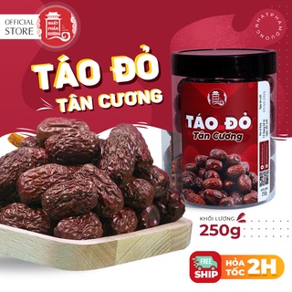 Táo đỏ Hàn Quốc 250g Nhất Phẩm Đường hoa quả sấy khô nguyên liệu nấu chè đồ ăn vặt ngày tết