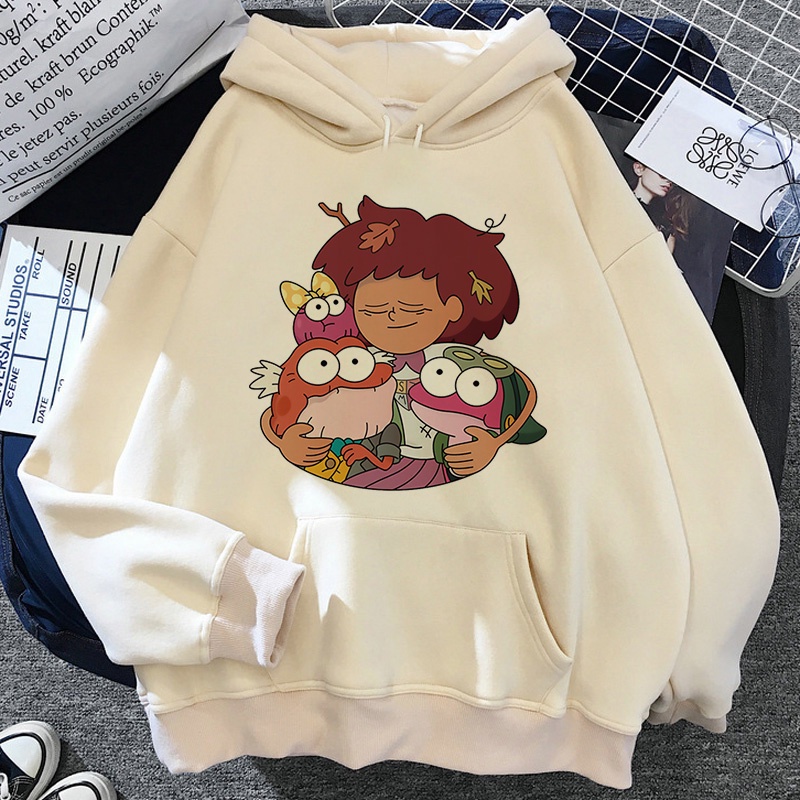 Amphibia Áo Hoodie Chui Đầu Phong Cách Hàn Quốc Ulzzang grunge Cho Nam