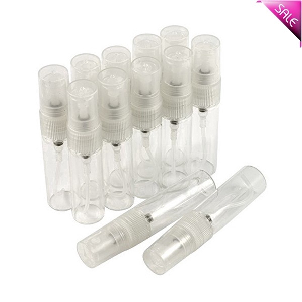 Set 5 chai thủy tinh rỗng dùng chiết mỹ phẩm thuận tiện khi đi du lịch dung tích 2/3/5/10ml tùy chọn