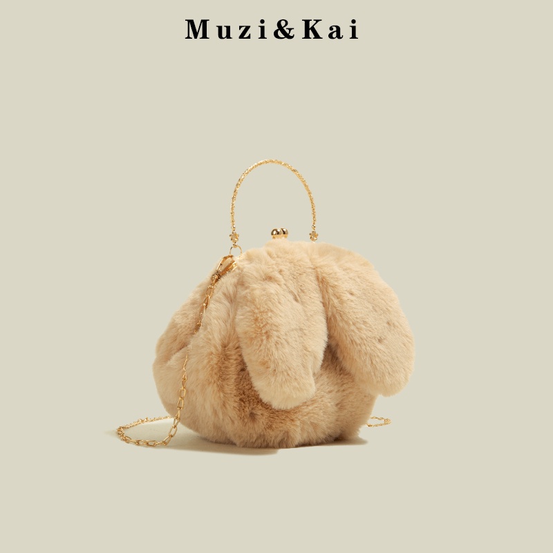 🌸Hàng Order🌸 Túi Xách Muzi&kai Chính Hãng Tai Thỏ Khóa Dính Quai xích Quai Sách Sang Chảnh Nữ Tính 🌸Hàng Quảng Châu