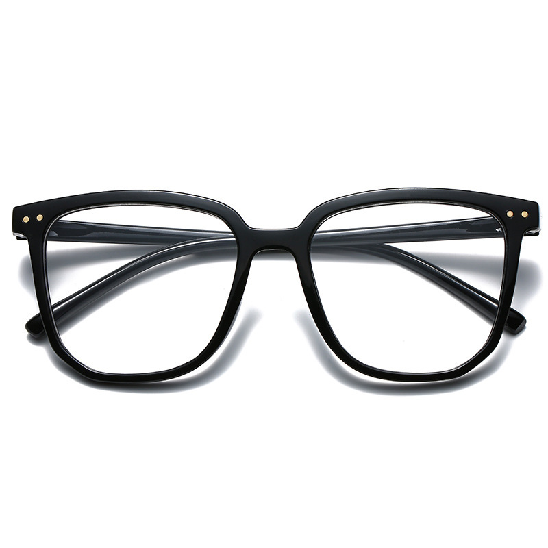 Mắt Kính Gọng Vuông Oversized Chống Bức Xạ Phong Cách Hàn Quốc Thời Trang Cho Nữjp5