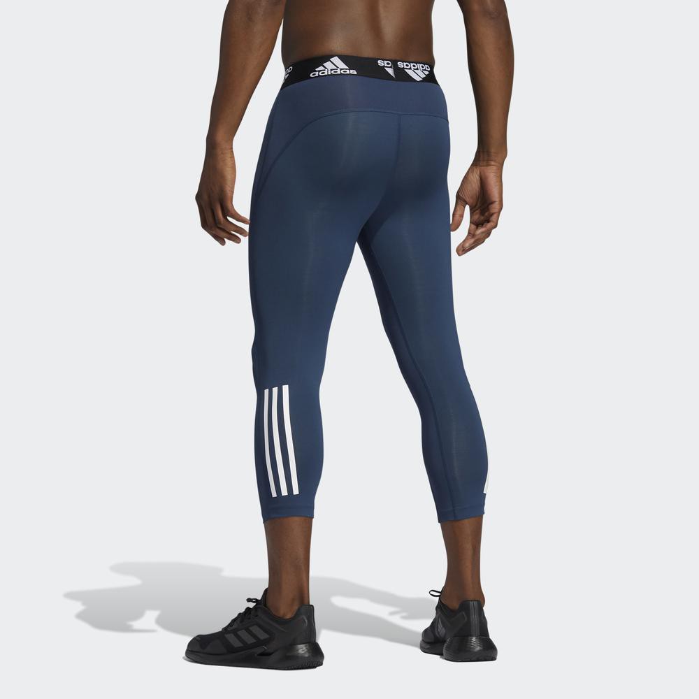 [Mã WABRD7 giảm 150K đơn 1 Triệu] Quần Bó adidas TRAINING Nam 3 Sọc 3/4 Techfit GM0503