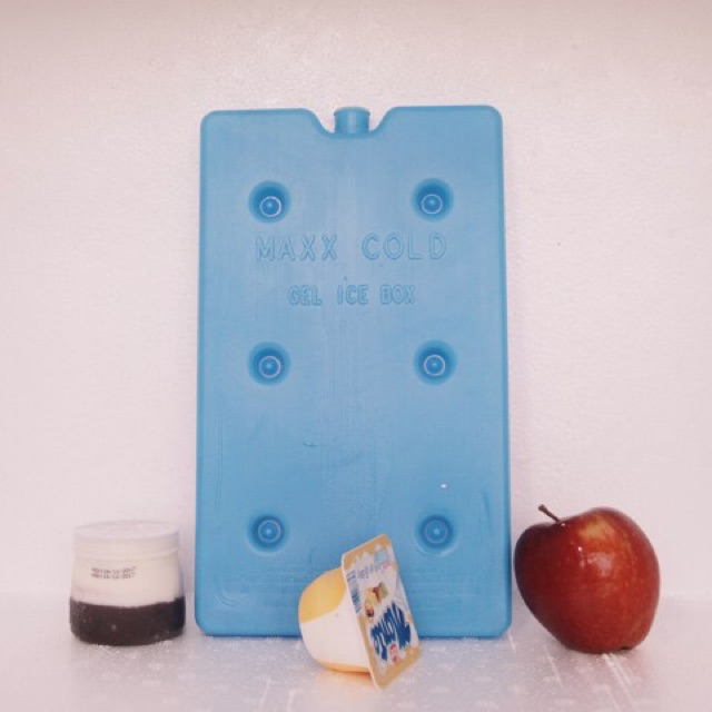 Thanh đá gel khô MaxxCold hộp nhựa 1kg giữ lạnh sữa, thực phẩm, đồ uống (dùng được cho quạt điều hoà)
