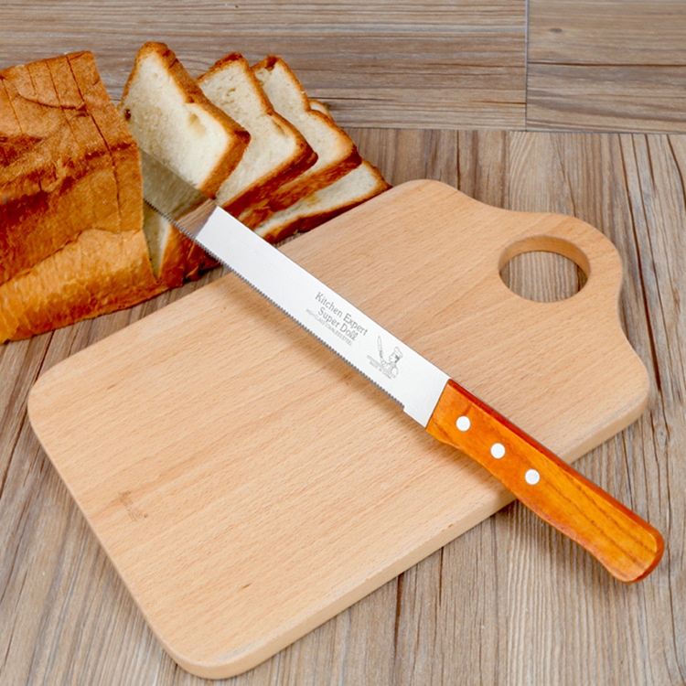 Dao Cắt Bánh Mì Răng Cưa Tay Cầm Gỗ